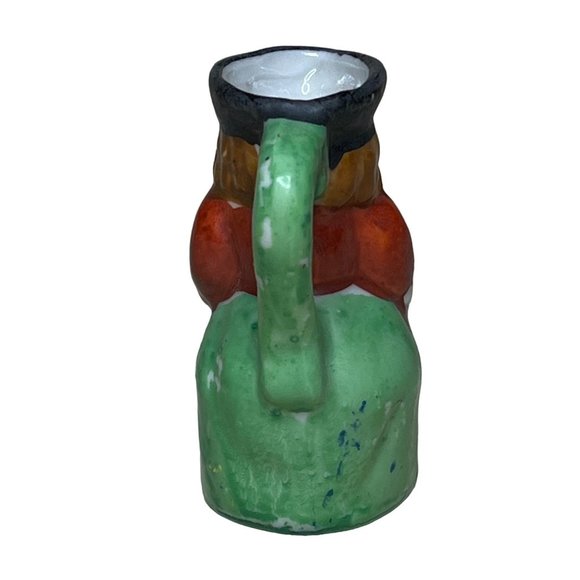 Vintage Miniature Toby Jug Pitcher Creamer Colonial Woman Made in Occupied Japan - Picture 3 of 7